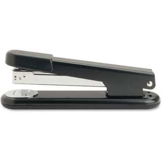Business Source All-metal Full-strip Desktop Stapler - 20 of 20lb Paper Sheets Capacity - 210 Staple Capacity - Full Strip - 1/4" Staple Size - 1 Each - Black