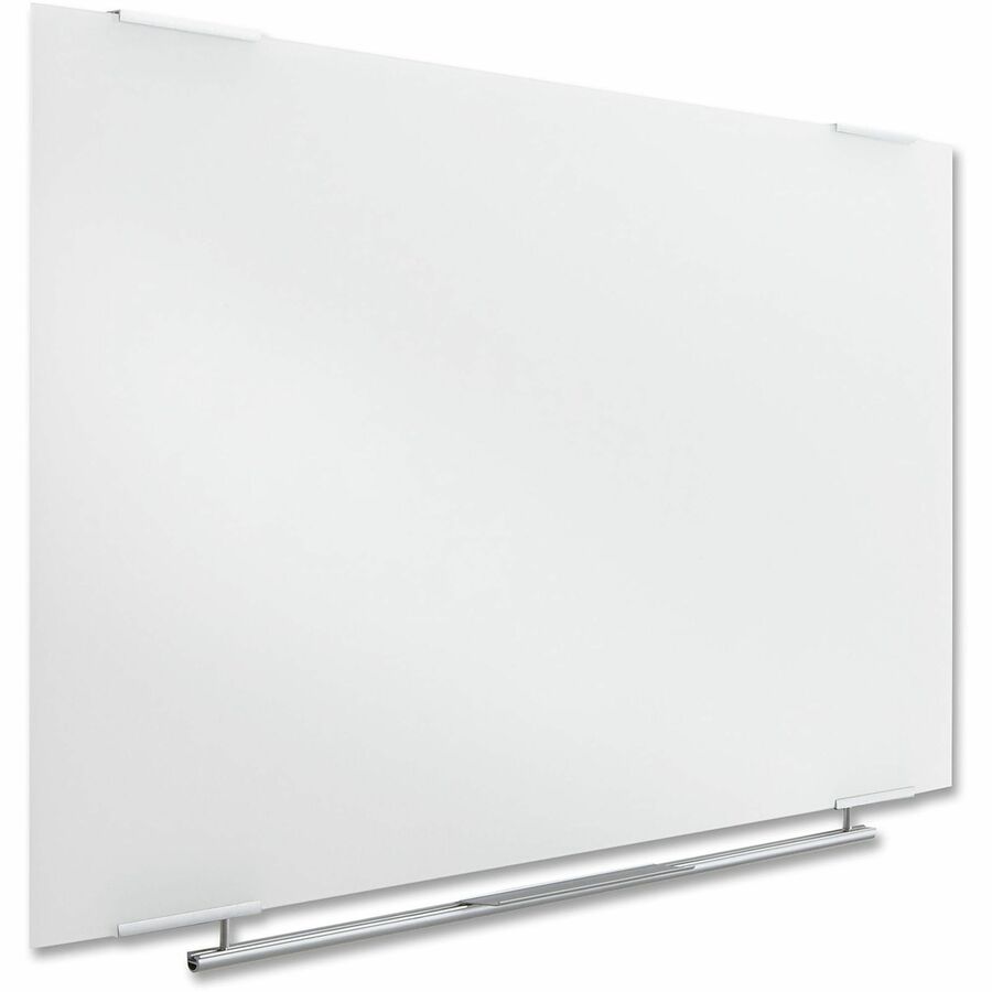 Clarity Glass Dry Erase Board with Aluminum Trim, 60 x 36, White Surface