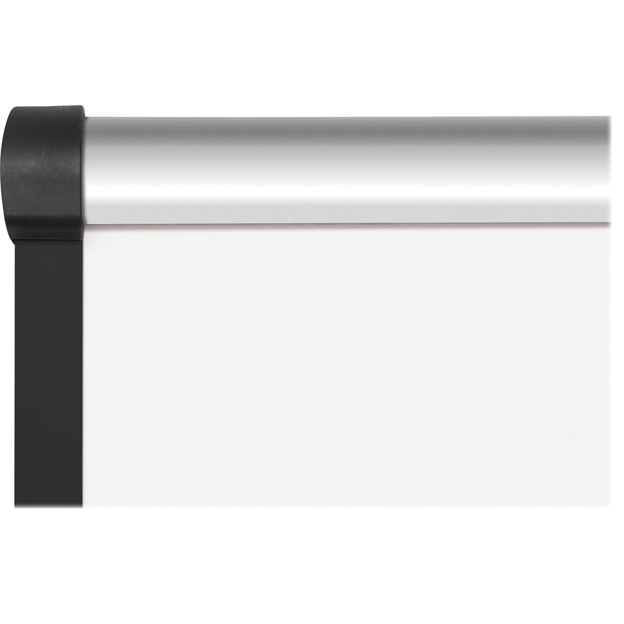 Lorell Dry-Erase Marker Board - 48" (4 ft) Width x 36" (3 ft) Height - Porcelain Enameled Steel Surface - Satin Aluminum Frame - Magnetic - Ghost Resistant - 1 Each - 