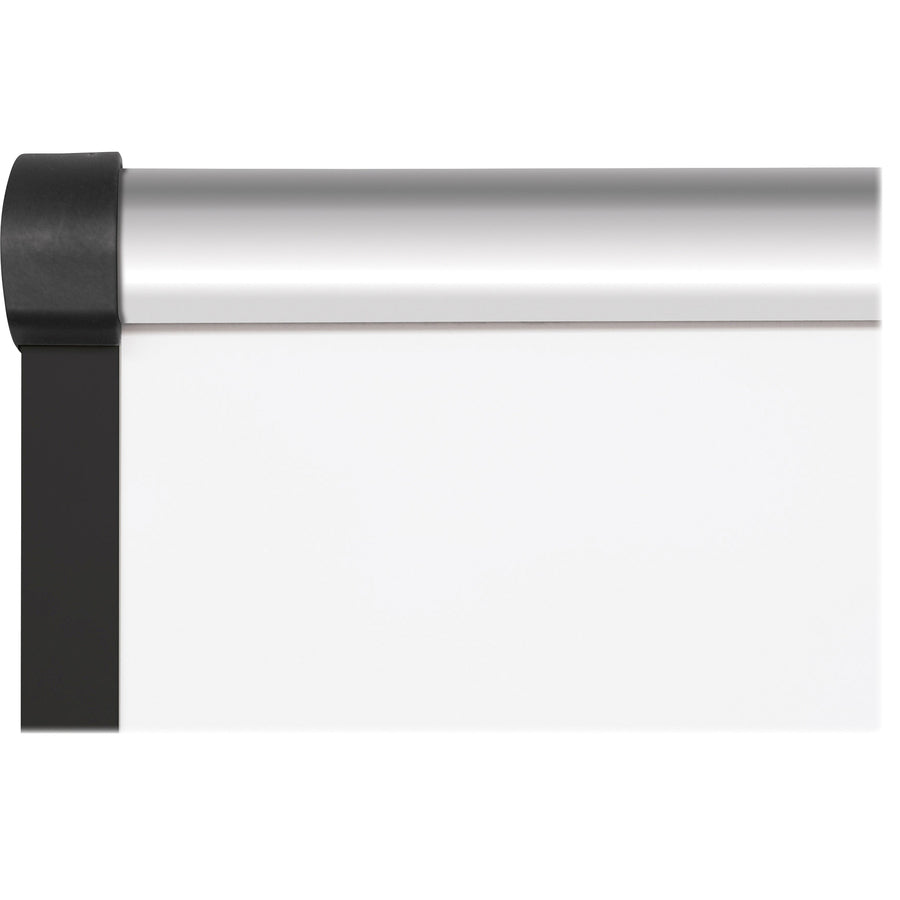 Lorell Dry-Erase Marker Board - 72" (6 ft) Width x 48" (4 ft) Height - Porcelain Enameled Steel Surface - Satin Aluminum Frame - Magnetic - Ghost Resistant - Assembly Required - 1 Each - 