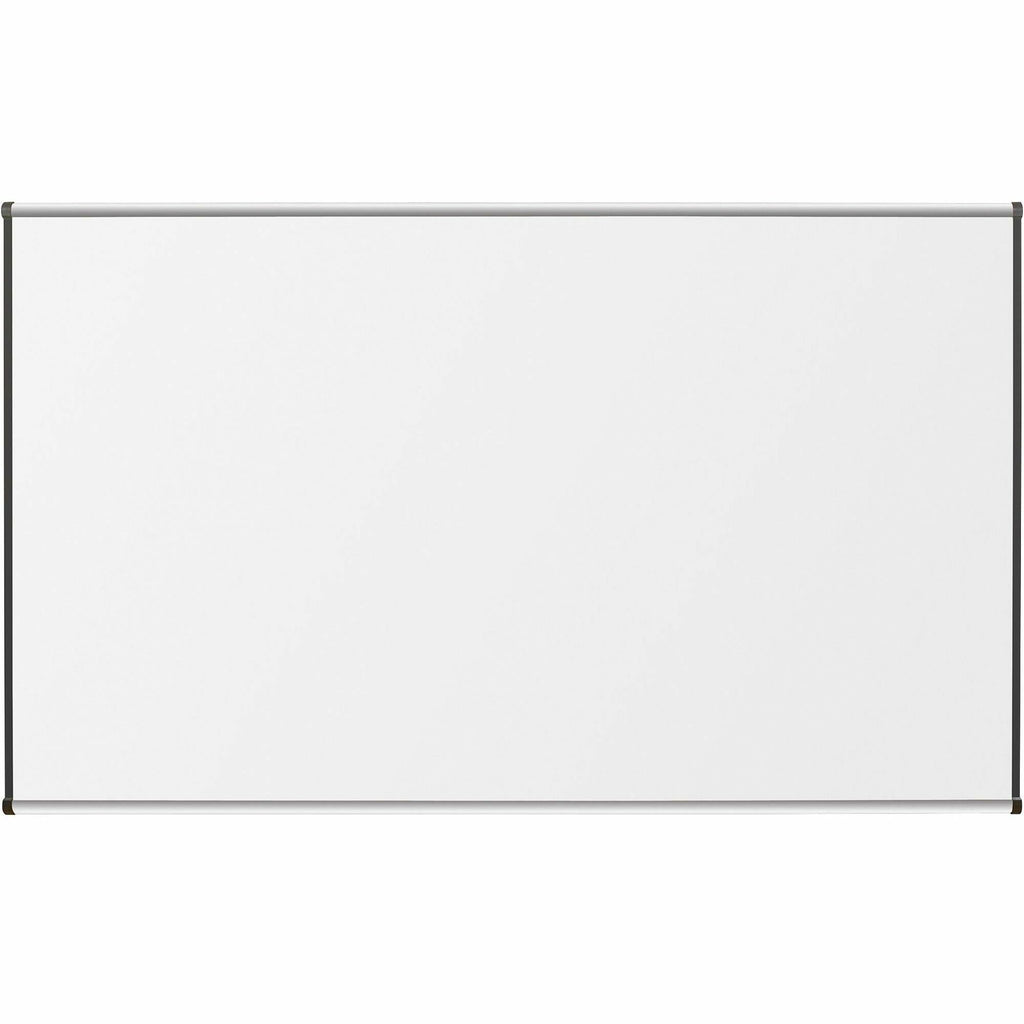 Lorell Dry-Erase Marker Board - 96" (8 ft) Width x 48" (4 ft) Height - Porcelain Enameled Steel Surface - Satin Aluminum Frame - Magnetic - Ghost Resistant - 1 Each - 