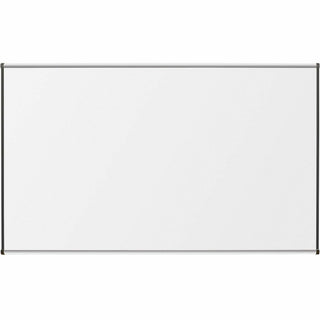 Lorell Dry-Erase Marker Board - 96" (8 ft) Width x 48" (4 ft) Height - Porcelain Enameled Steel Surface - Satin Aluminum Frame - Magnetic - Ghost Resistant - 1 Each - 