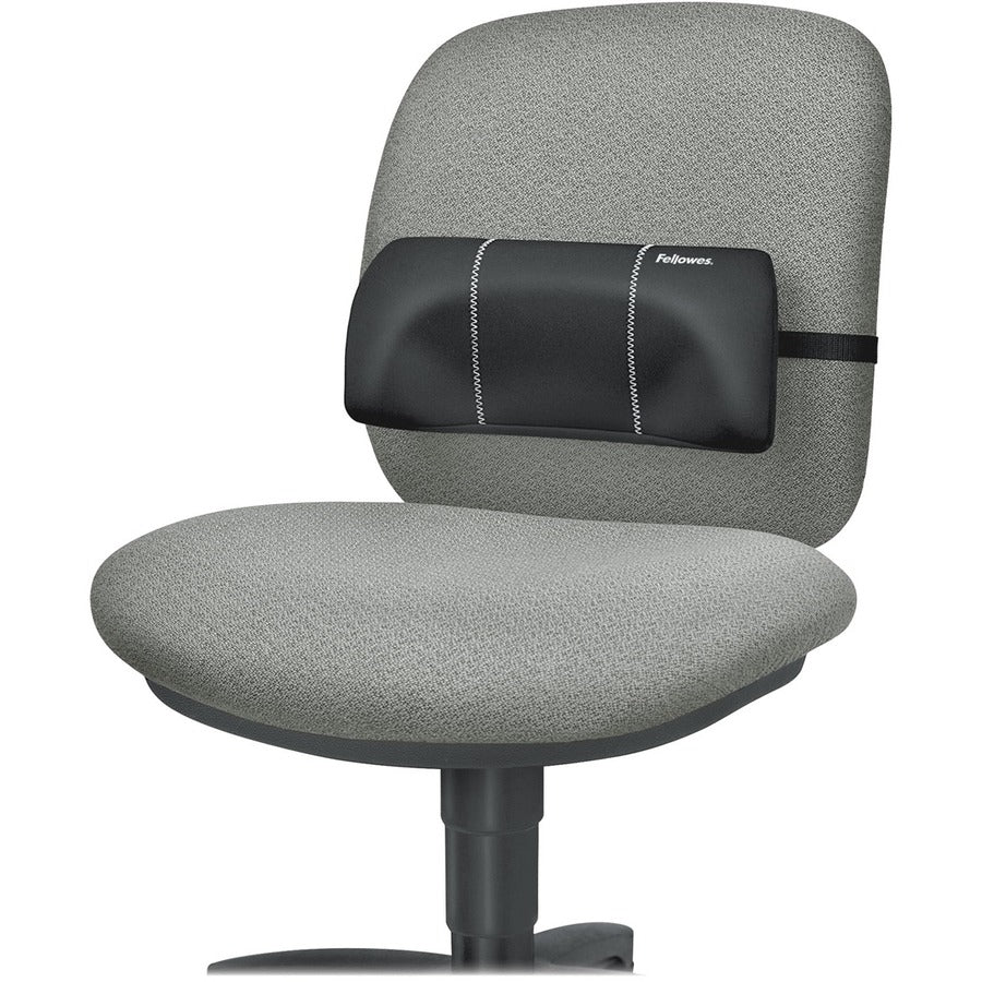 Lumbar Back Support, 12 x 3.13 x 5.19, Black