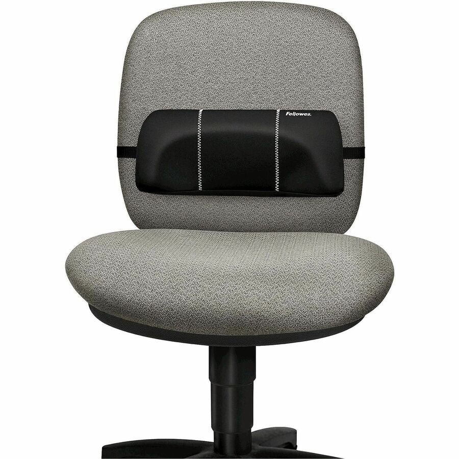 Lumbar Back Support, 12 x 3.13 x 5.19, Black
