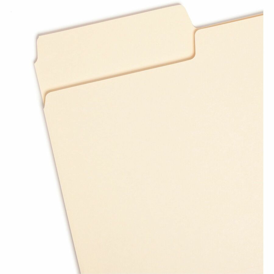 SuperTab Top Tab File Folders, 1/3-Cut Tabs: Assorted, Legal Size, 0.75" Expansion, 14-pt Manila, 50/Box