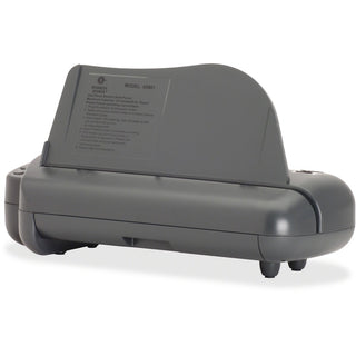 Business Source Electric Adjustable 3-hole Punch - 3 Punch Head(s) - 30 Sheet of 20lb Paper - 1/4" Punch Size - 17.8" x 5.3" x 8.3" - Gray