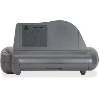 Business Source Electric Adjustable 3-hole Punch - 3 Punch Head(s) - 30 Sheet of 20lb Paper - 1/4" Punch Size - 17.8" x 5.3" x 8.3" - Gray