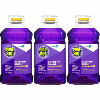 CloroxPro Pine-Sol All Purpose Cleaner - For Appliance, Countertop, Cabinet - Concentrate - 144 fl oz (4.5 quart) - Lavender Clean Scent - 3 / Carton - Purple