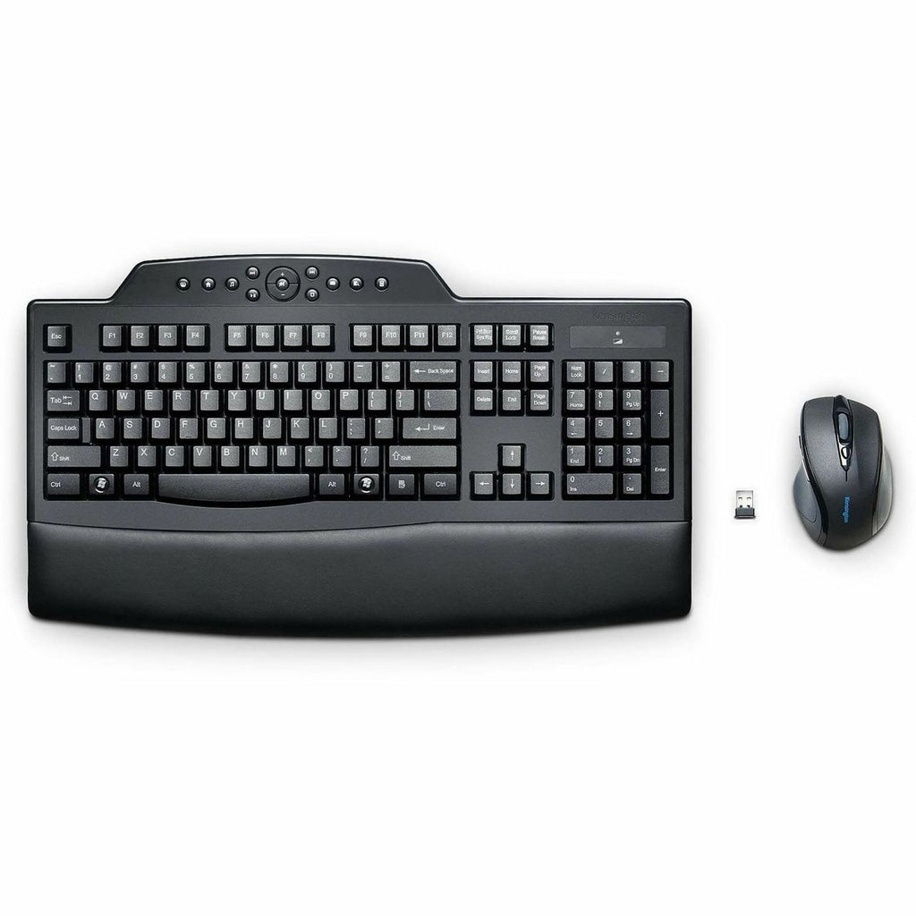 Pro Fit Comfort Wireless Desktop Set, 2.4 GHz Frequency/30 ft Wireless Range, Black