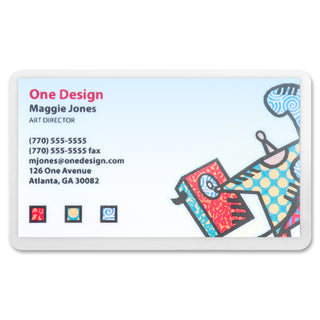 Business Source 5 mil Business Card Laminating Pouches - Laminating Pouch/Sheet Size: 2.25" Width x 3.75" Length x 5 mil Thickness - for Business Card - Pre-trimmed, Moisture Resistant, Fade Resistant - Clear - 100 / Box - 