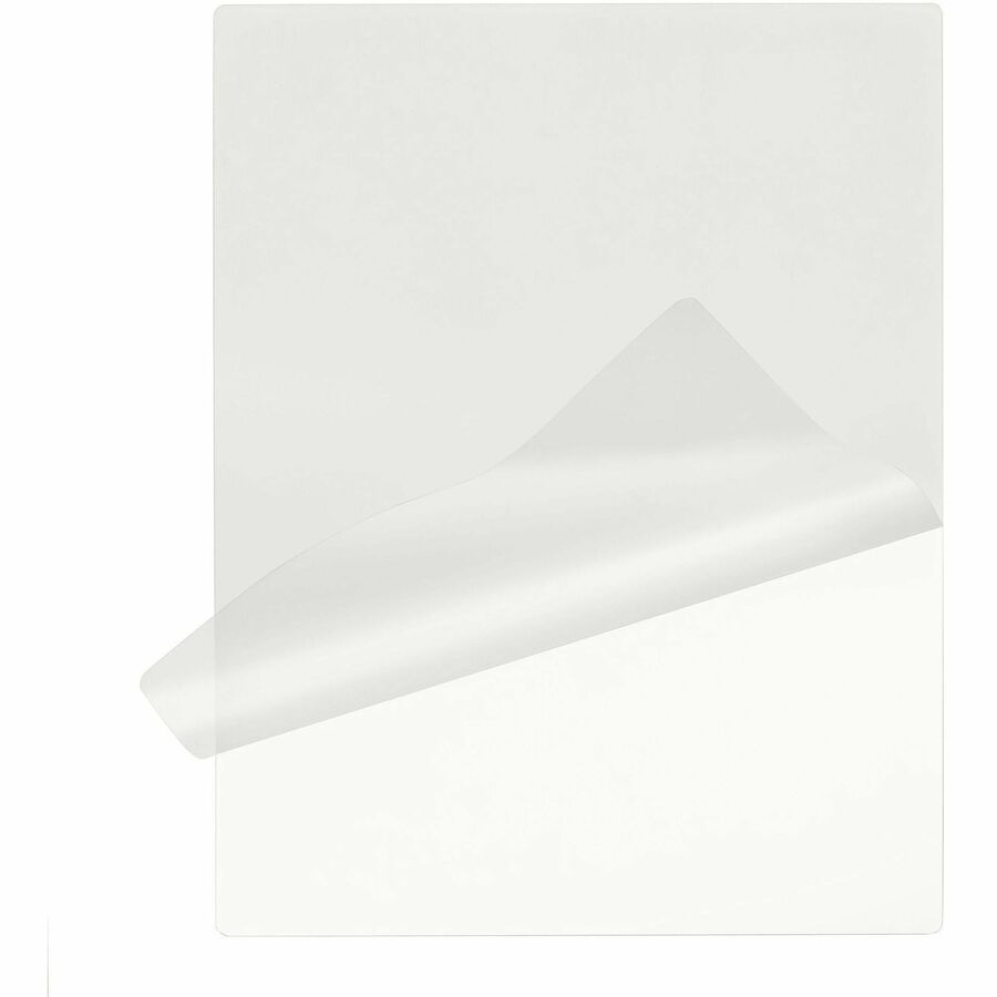 Business Source Letter Size Laminating Pouches - Sealed Long Side - Laminating Pouch/Sheet Size: 9" Width x 11.50" Length x 3 mil Thickness - for Document, ID Badge, Menu, Photo - Clear - 100 / Box
