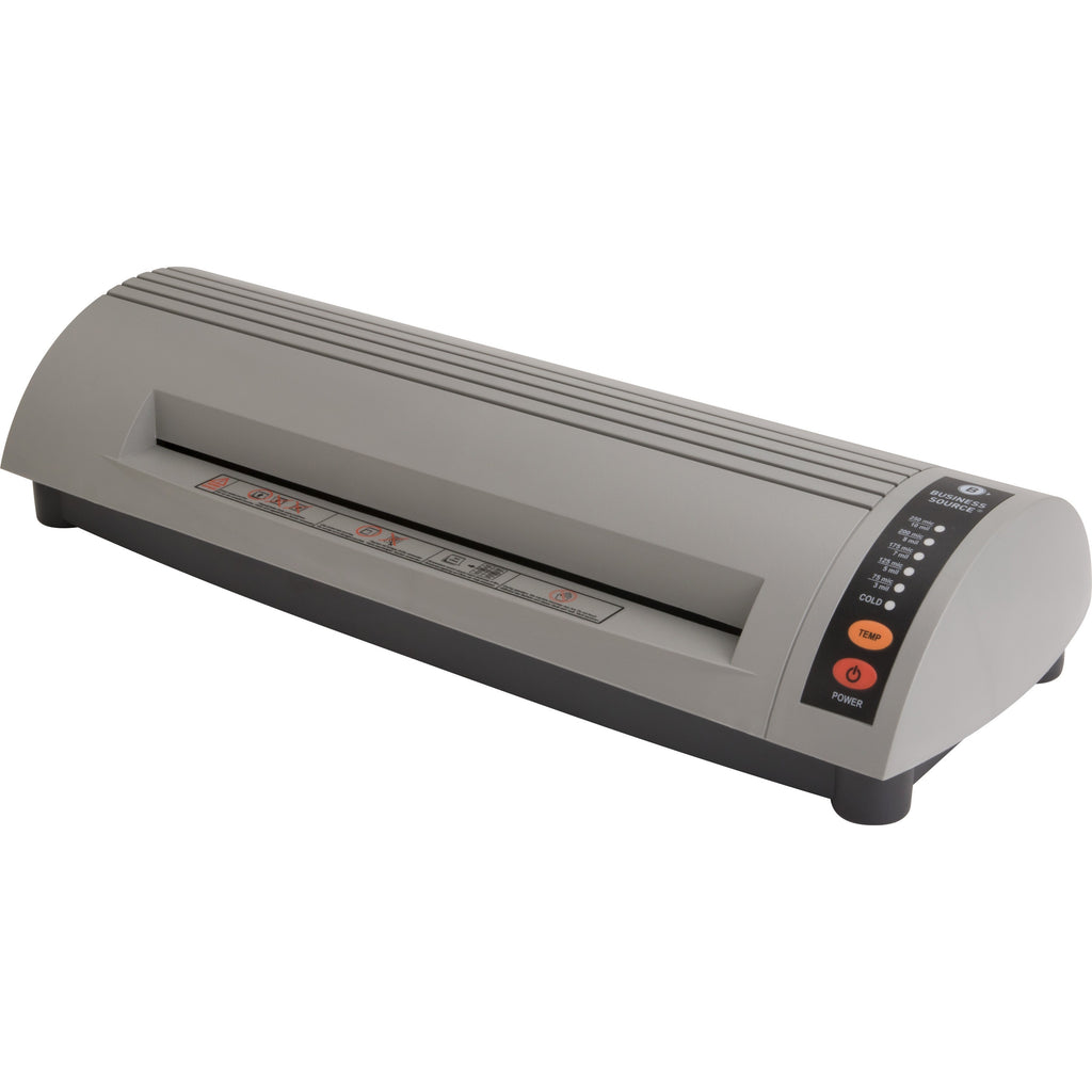 Business Source 12" Professional Document Laminator - 12" Lamination Width - 10 mil Lamination Thickness - 