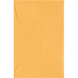 Business Source Small Coin Kraft Envelopes - Coin - #1 - 2 1/4" Width x 3 1/2" Length - 20 lb - Gummed - Kraft - 500 / Box - Brown Kraft