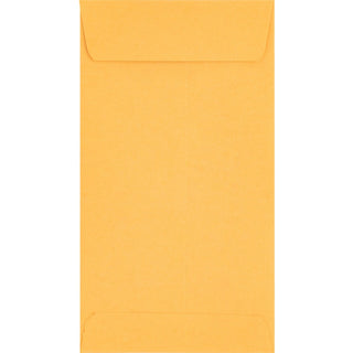 Business Source Little Coin No. 7 Kraft Envelopes - Coin - #7 - 3 1/2" Width x 6 1/2" Length - 28 lb - Gummed - Kraft - 500 / Box - Brown Kraft