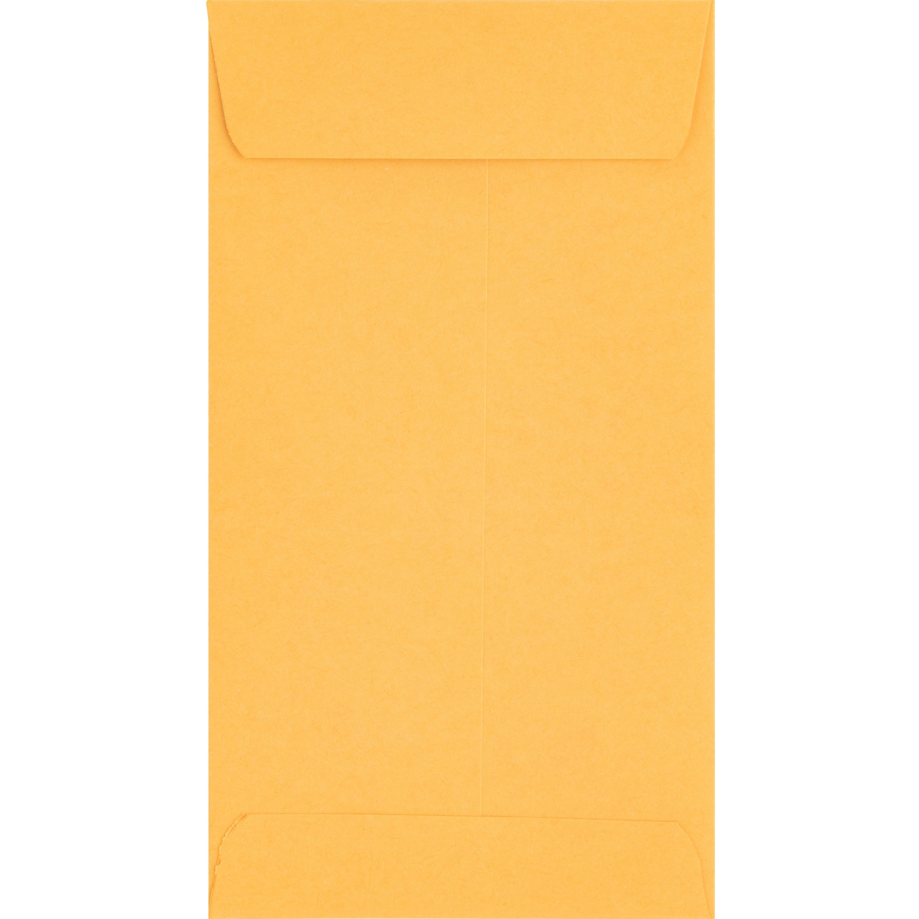 Business Source Little Coin No. 7 Kraft Envelopes - Coin - #7 - 3 1/2" Width x 6 1/2" Length - 28 lb - Gummed - Kraft - 500 / Box - Brown Kraft - 