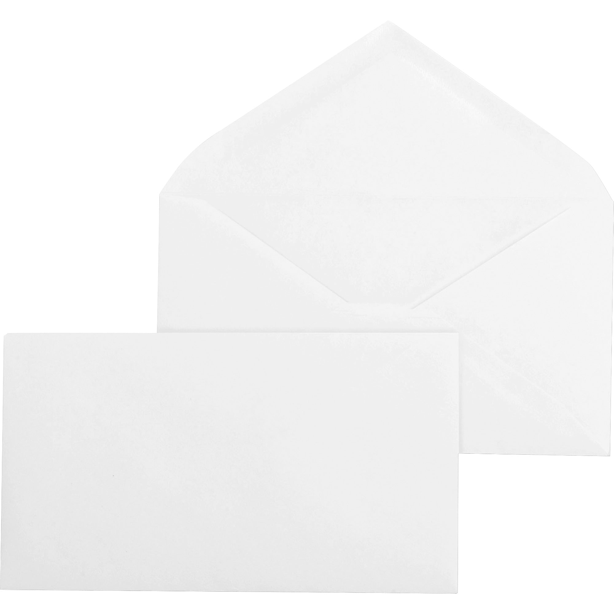 Business Source Diagonal Seam No. 9 Envelopes - Business - #9 - 3 7/8" Width x 8 7/8" Length - 24 lb - Gummed - Wove - 500 / Box - White - 