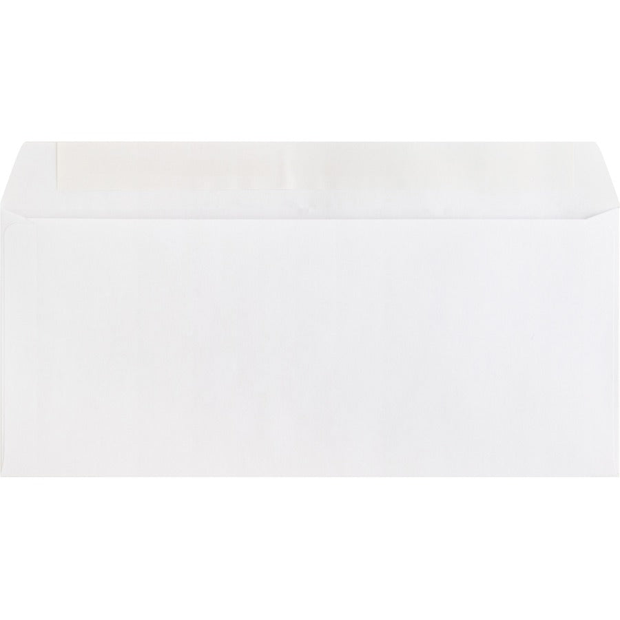 Business Source Plain Peel/Seal Business Envelopes - Business - #10 - 9 1/2" Width x 4 1/8" Length - 24 lb - Peel & Seal - Wove - 500 / Box - White