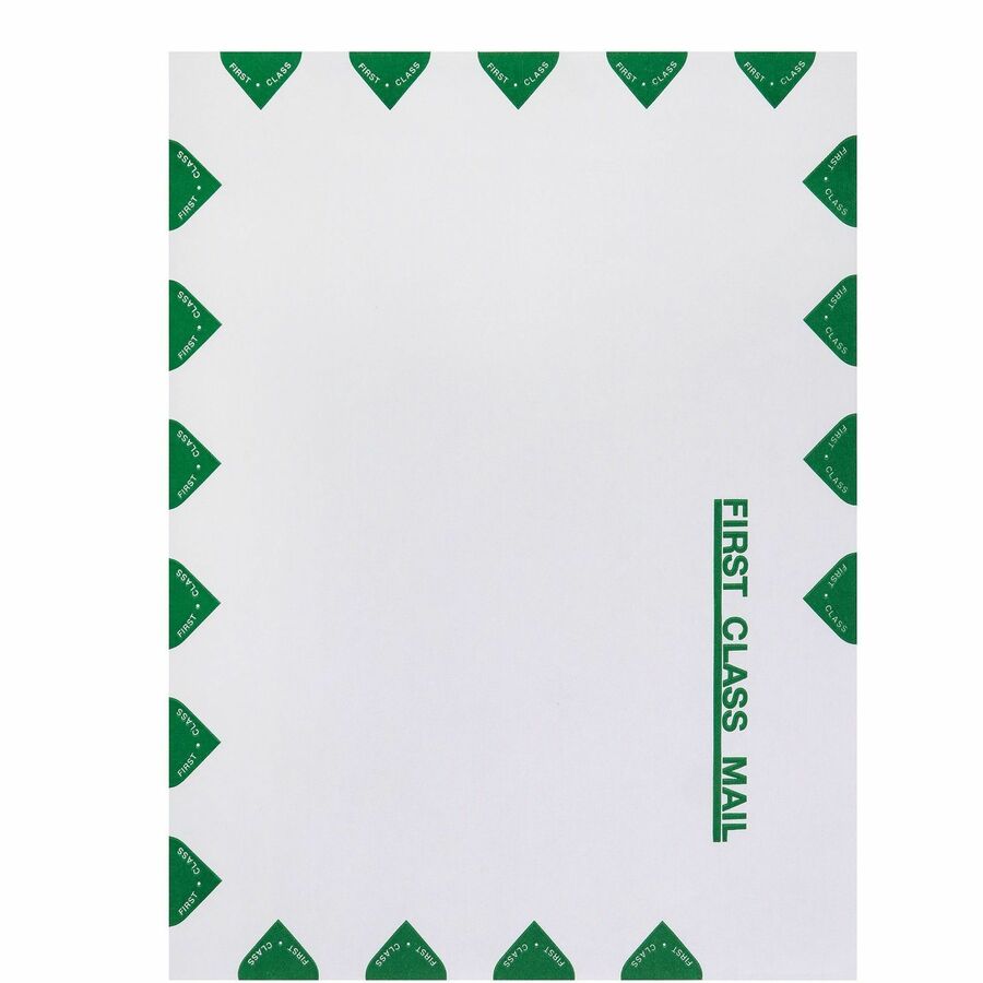 Redi-Strip Catalog Envelope, First Class, #10 1/2, Cheese Blade Flap, Redi-Strip Adhesive Closure, 9 x 12, White, 100/Box