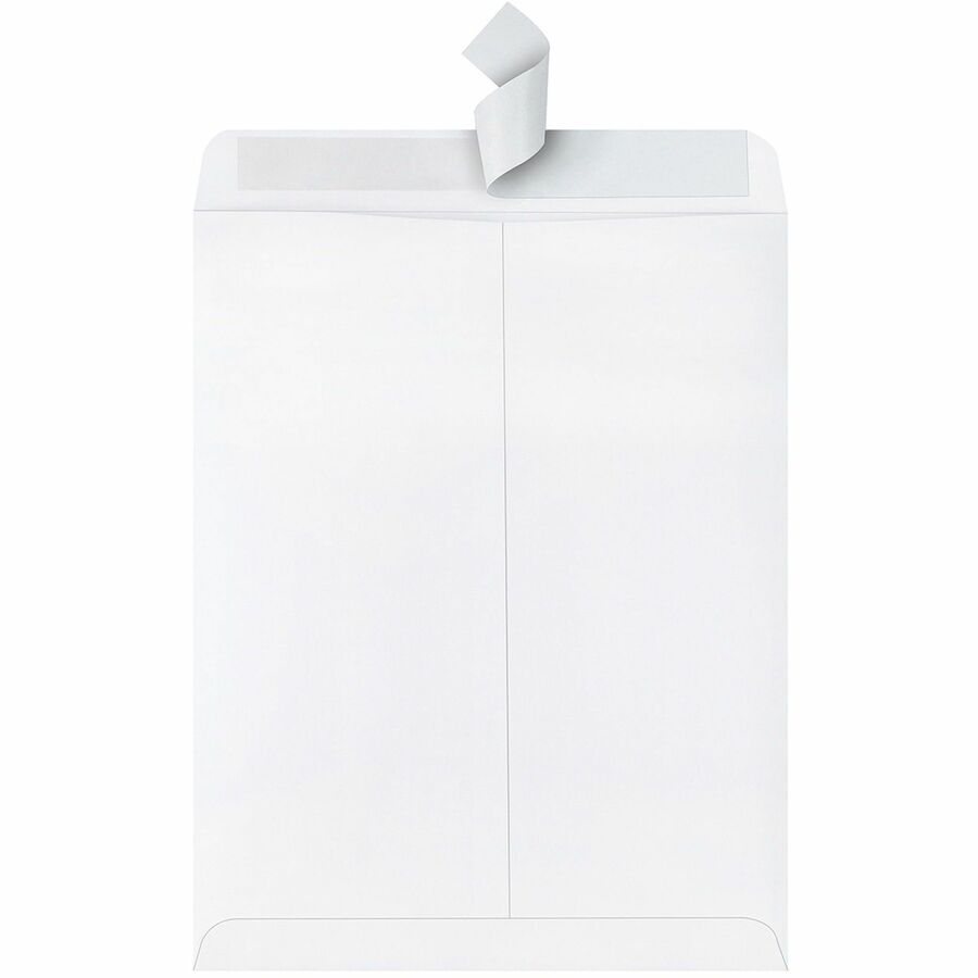 Redi-Strip Catalog Envelope, #14 1/2, Cheese Blade Flap, Redi-Strip Adhesive Closure, 11.5 x 14.5, White, 100/Box