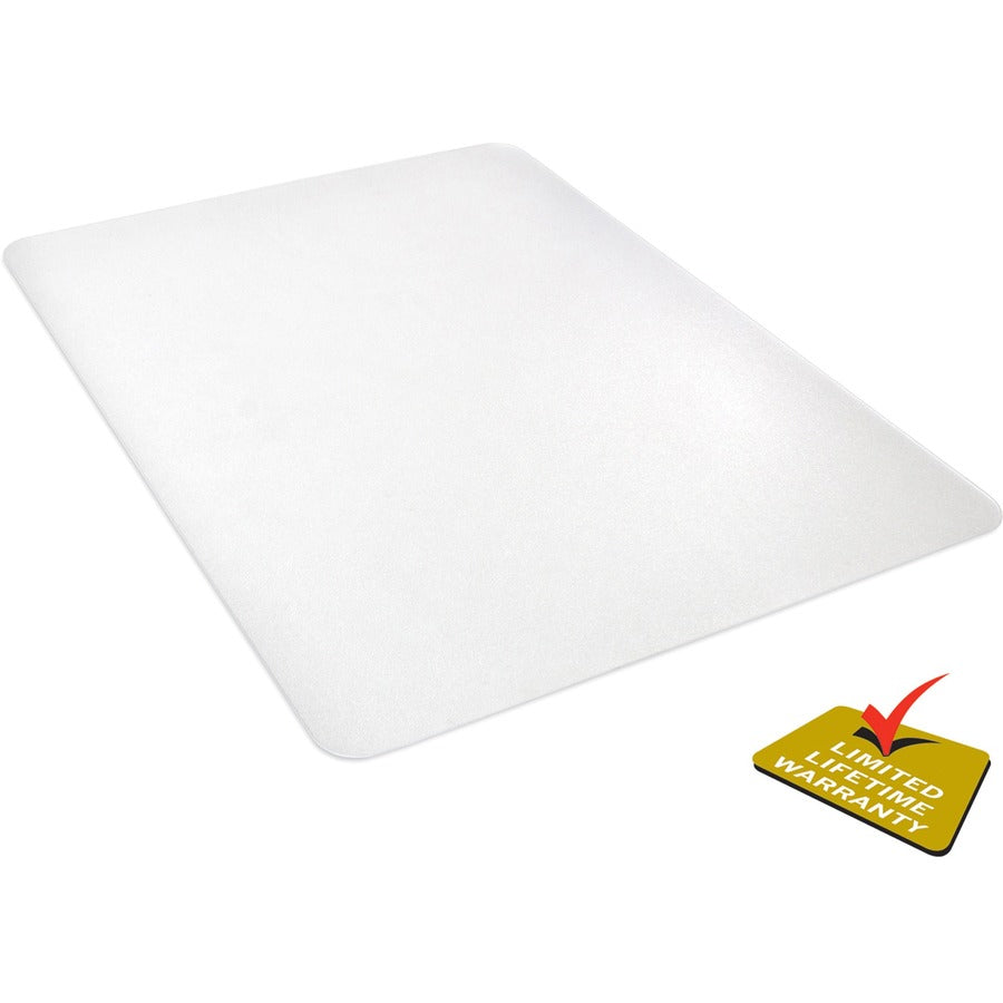 All Day Use Chair Mat - Hard Floors, 36 x 48, Rectangular, Clear