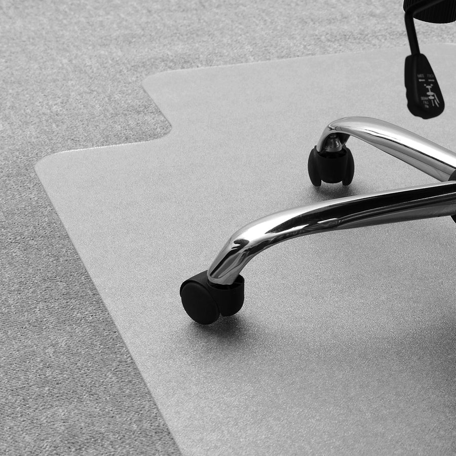 Ultimat Polycarbonate Lipped Chair Mat for Carpets over 1/2" - 48" x 53" - Clear Lipped Polycarbonate Chair Mat For Carpets - 53" L x 48" W x 0.11" D - 