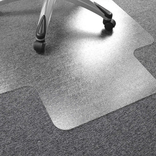 Ultimat Polycarbonate Lipped Chair Mat for Carpets over 1/2" - 48" x 53" - Clear Lipped Polycarbonate Chair Mat For Carpets - 53" L x 48" W x 0.11" D