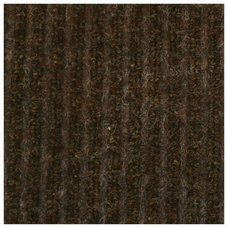 Genuine Joe Gold Dual-Rib Hard Surface Floor Mat - Hard Floor - 72" Length x 48" Width - Polypropylene, Vinyl - Chocolate - 1Each - 