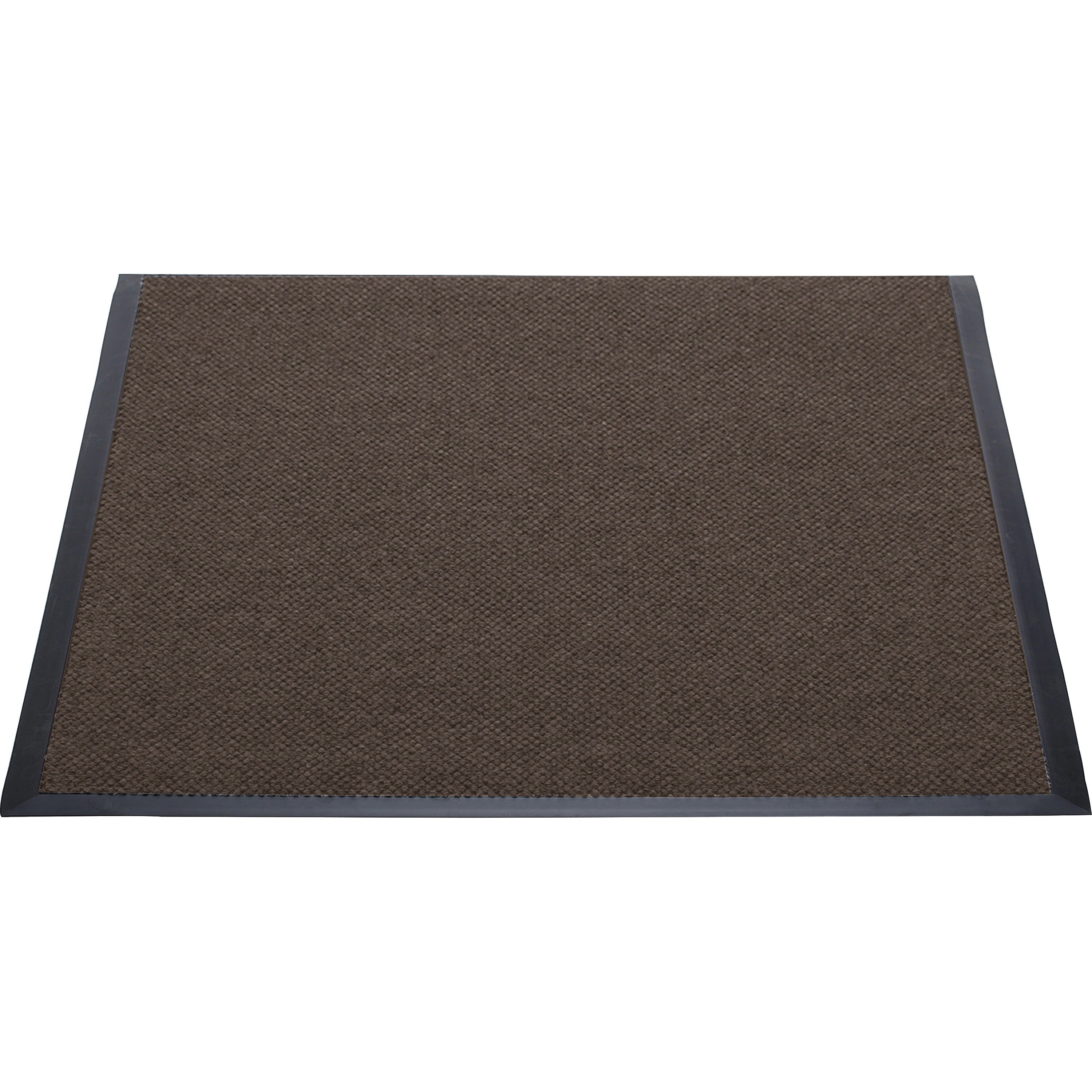 Genuine Joe Ultraguard Indoor Wiper Mats - Hard Floor, Indoor, Outdoor - 60" Length x 36" Width - Rubber - Chocolate - 1Each - 