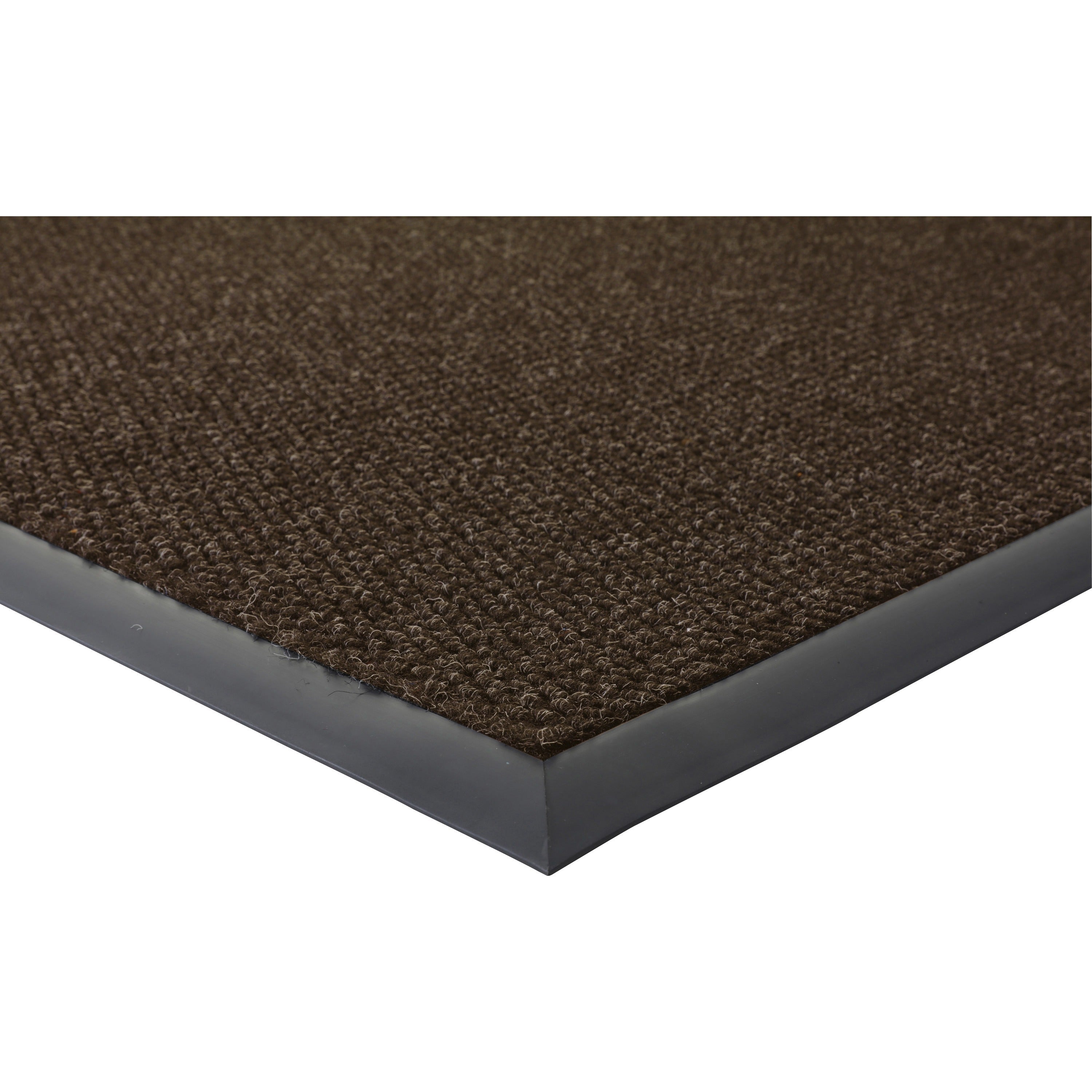 Genuine Joe Ultraguard Indoor Wiper Mats - Hard Floor, Indoor, Outdoor - 72" Length x 48" Width - Rubber - Chocolate - 1Each