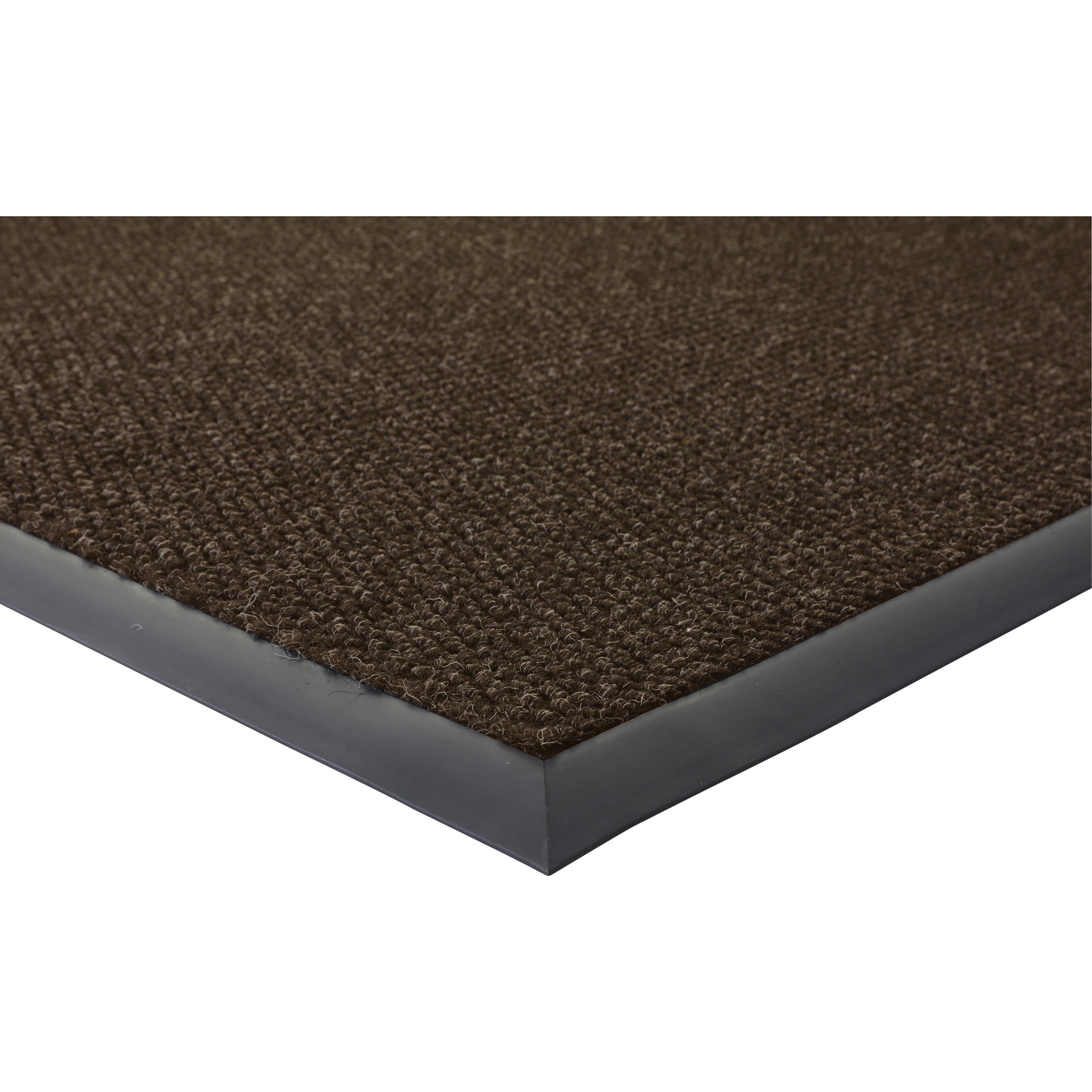 Genuine Joe Ultraguard Indoor Wiper Mats - Hard Floor, Indoor, Outdoor - 72" Length x 48" Width - Rubber - Chocolate - 1Each - 