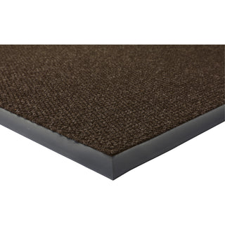 Genuine Joe Ultraguard Indoor Wiper Mats - Hard Floor, Indoor, Outdoor - 72" Length x 48" Width - Rubber - Chocolate - 1Each - 