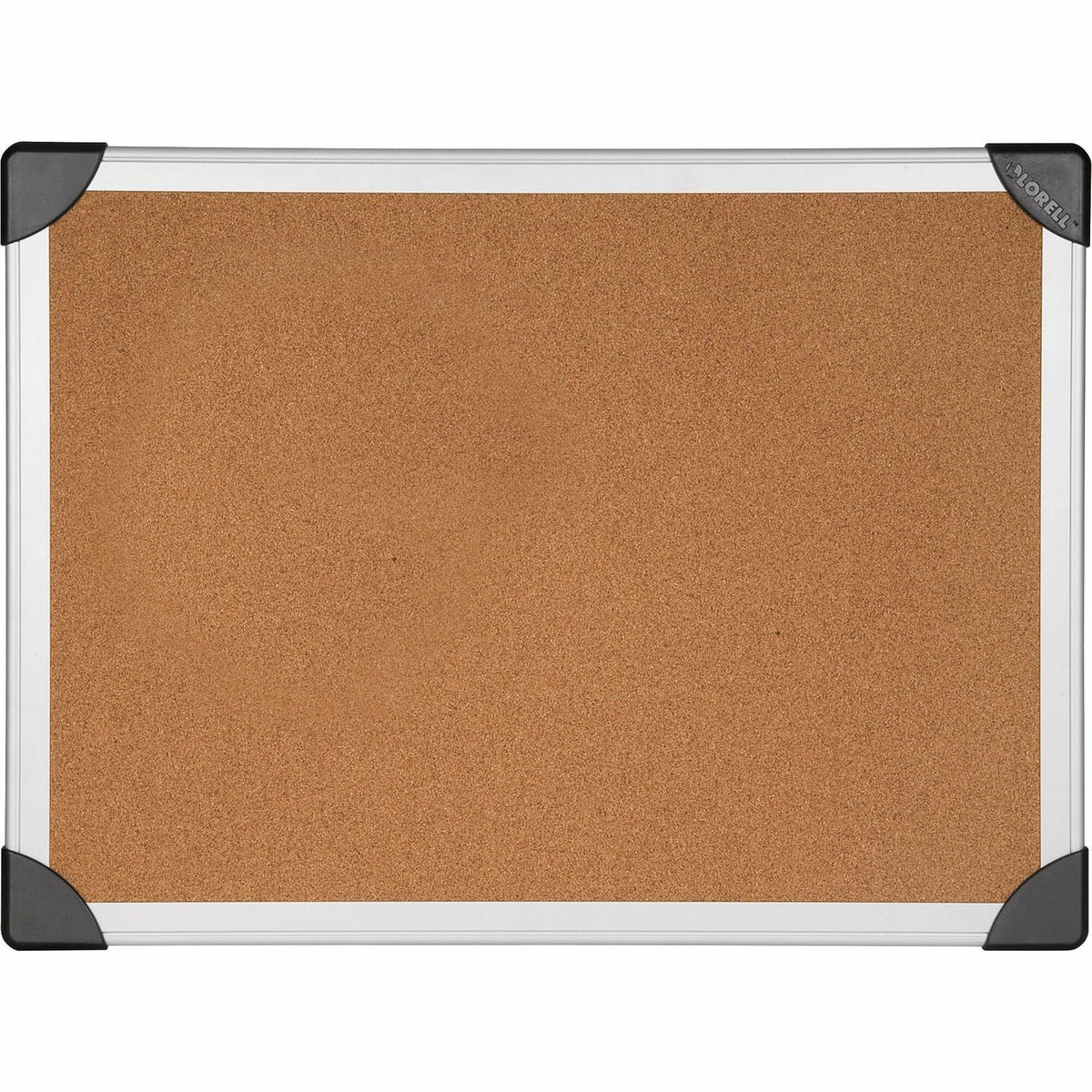 Lorell Corkboard - 24" Height x 36" Width - Cork Surface - Durable, Resist Warping, Laminated, Resilient - Aluminum Frame - 1 Each