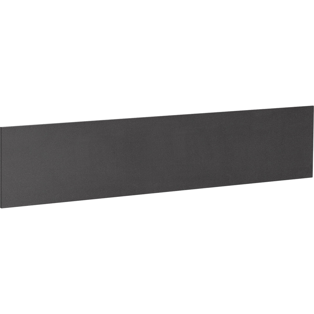 Lorell Essentials Series Hutch Tackboards - 16.50" Height x 63.88" Width x 0.50" Depth - Black Fabric Surface - Laminated - 1 Each