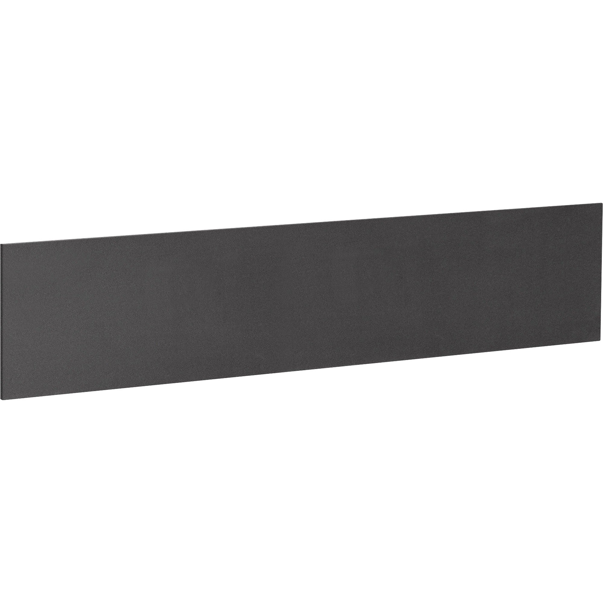 Lorell Essentials Series Hutch Tackboards - 16.50" Height x 56.75" Width x 0.50" Depth - Black Fabric Surface - Laminated - 1 Each