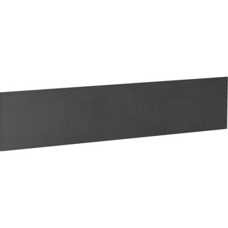 Lorell Essentials Series Hutch Tackboards - 16.50" Height x 56.75" Width x 0.50" Depth - Black Fabric Surface - Laminated - 1 Each