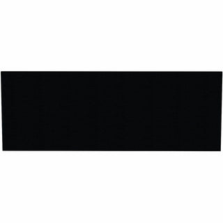 Lorell Essentials Series Hutch Tackboards - 16.50" Height x 45" Width x 0.50" Depth - Black Fabric Surface - Laminated - 1 Each