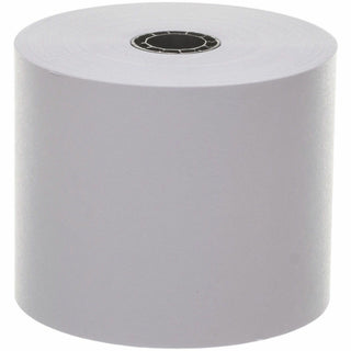 Business Source Single-ply 150' Machine Paper Rolls - 2 1/4" x 150 ft - 3 / Pack - Sustainable Forestry Initiative (SFI) - Lint-free - White