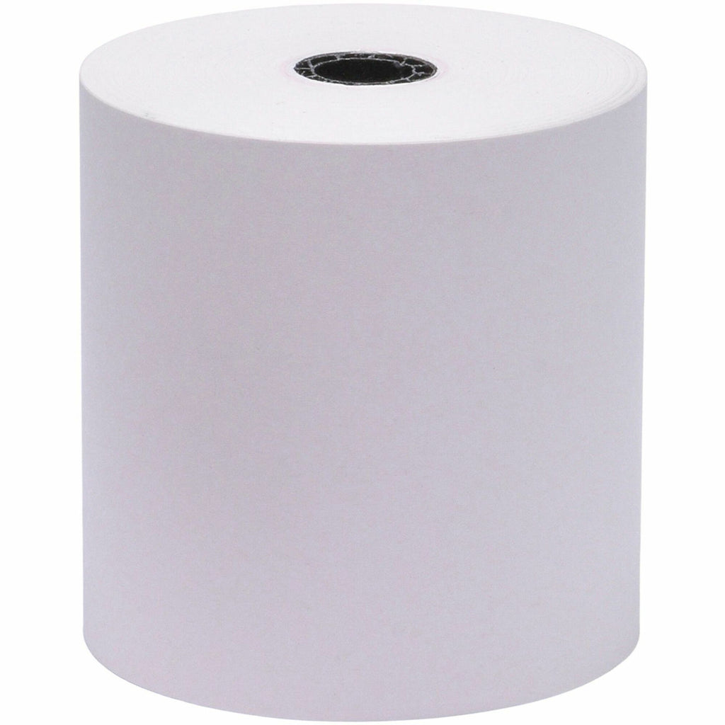 Business Source 1-Ply Adding Machine Rolls - 3" x 165 ft - 1 / Roll - Sustainable Forestry Initiative (SFI) - Lint-free, End of Paper Indicator, Single Ply - White - 