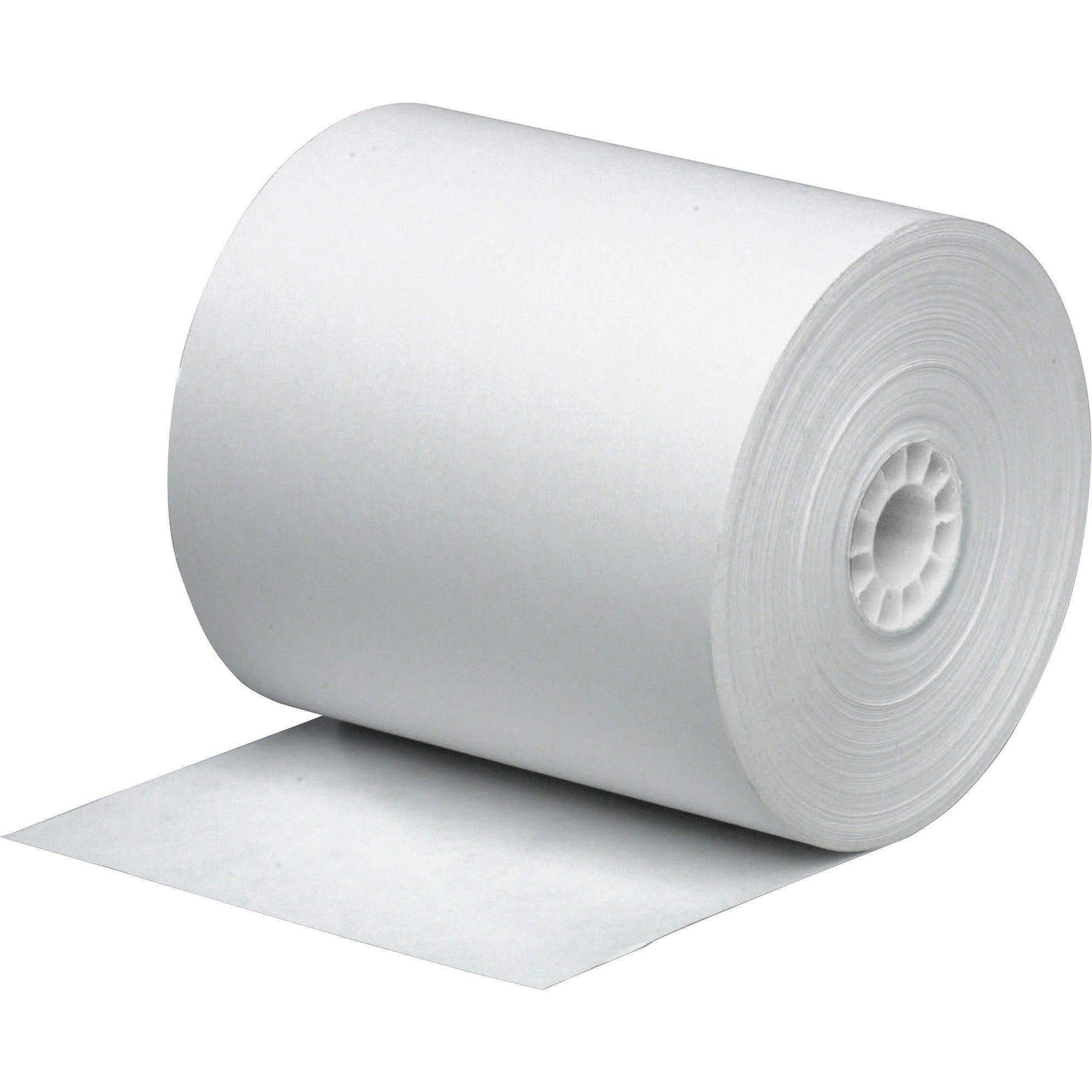 Business Source 1-Ply Pack Adding Machine Rolls - 3" x 165 ft - 12 / Pack - Sustainable Forestry Initiative (SFI) - Lint-free - White - 