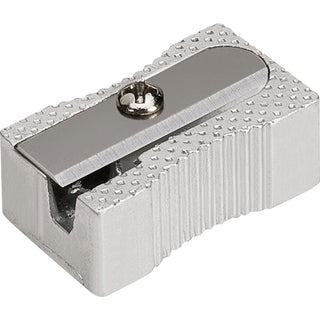 Integra Aluminum Pocket Pencil Sharpener - 1 Hole(s) - Aluminum - Silver - 1 Each