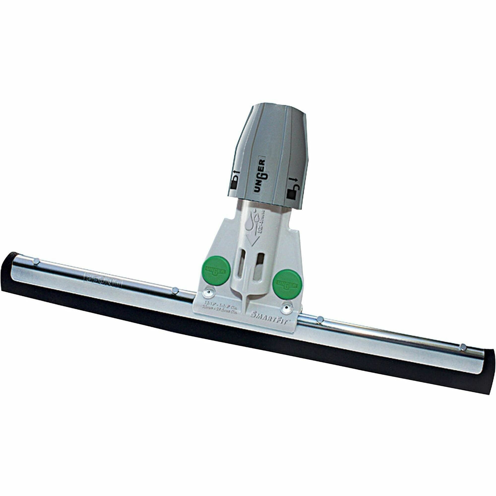 Unger SmartFit WaterWand Standard 22" Squeegee - 22" Blade - Anti-bacterial, Long Lasting, Reinforced, Durable - Gray - 1Each - 