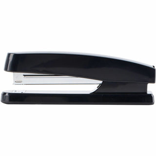 Business Source Full-strip Plastic Desktop Stapler - 20 of 20lb Paper Sheets Capacity - 210 Staple Capacity - Full Strip - 1/4" Staple Size - 1 Each - Black