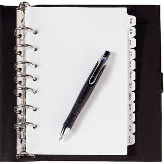 Preprinted Tab Dividers, 12-Tab, A to Z, 8.5 x 5.5, White, 1 Set