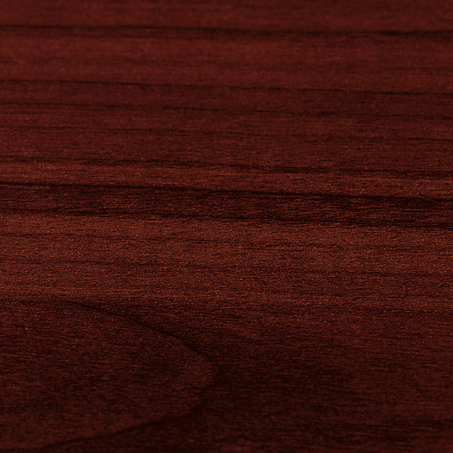 Lorell Essentials Series Rectangular Desk Shell - 47.3" x 29.5" x 1" x 29.5" - Finish: Laminate, Mahogany - Grommet, Modesty Panel, Cord Management, Adjustable Feet - 