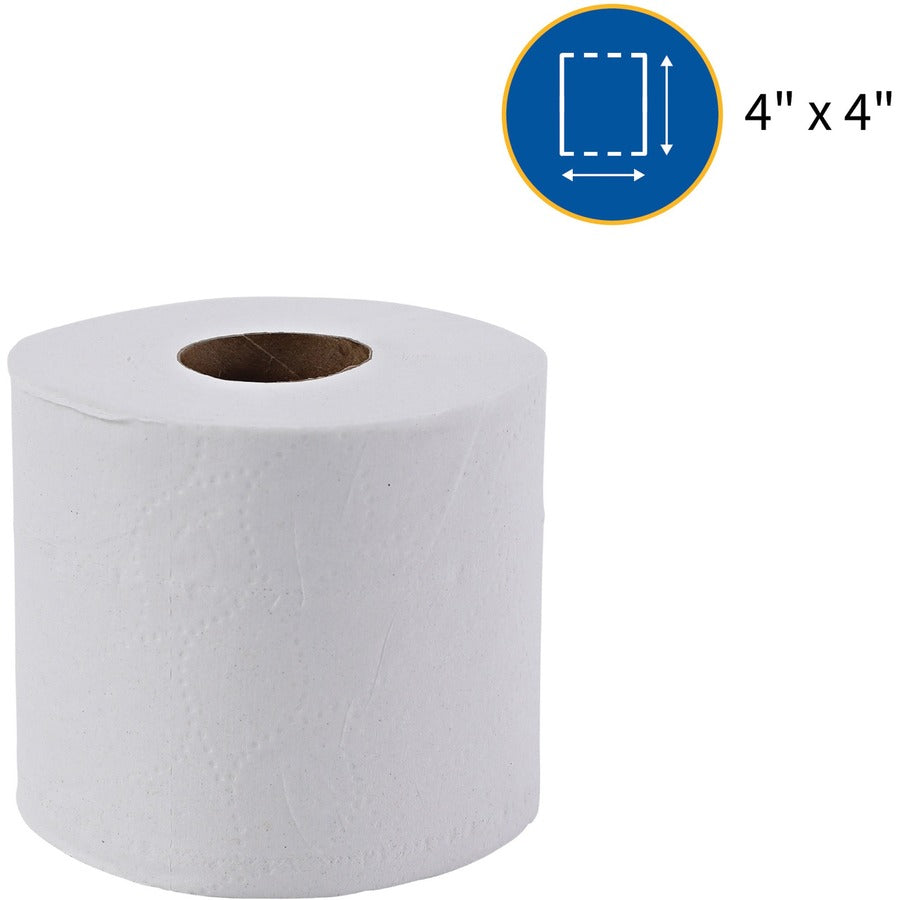 genuine-joe-embossed-roll-bath-tissue-2-ply-4-x-4-550-sheets-roll-163-core-white-soft-absorbent-perforated-for-restroom-80-carton_gjo2508080 - 7