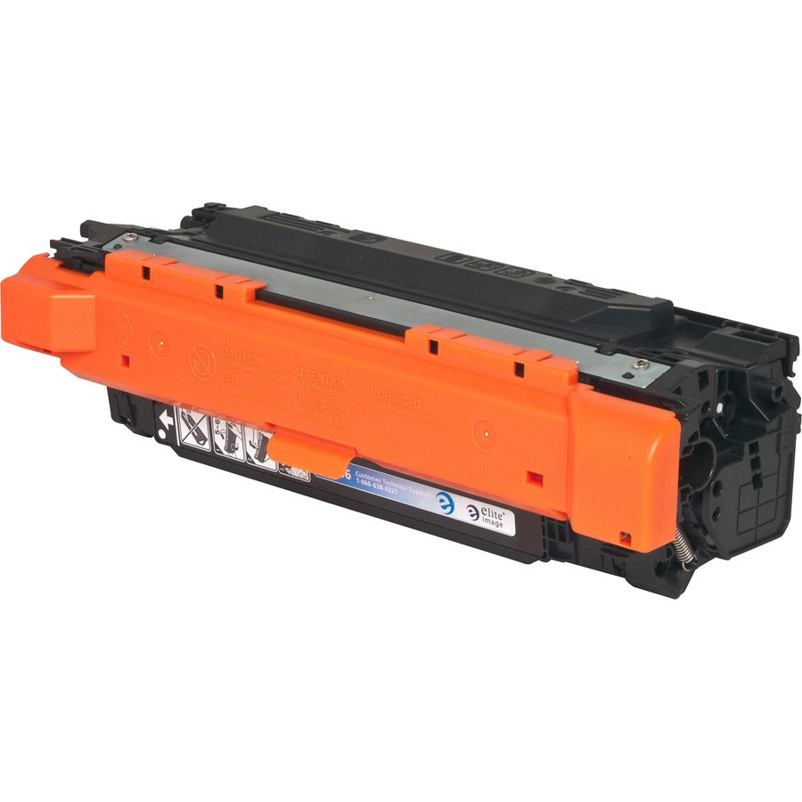 Elite Image Remanufactured Laser Toner Cartridge - Alternative for HP 504X (CE250X) - Black - 1 Each - 10500 Pages