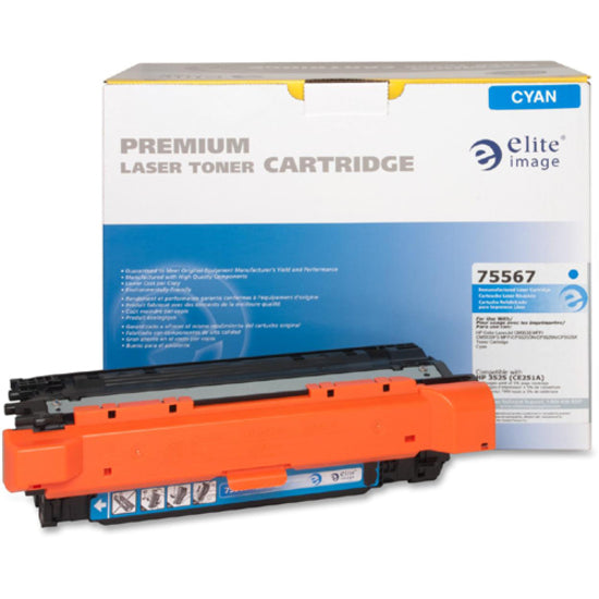 Elite Image Remanufactured Laser Toner Cartridge - Alternative for HP 504A (CE251A) - Cyan - 1 Each - 7000 Pages - 5