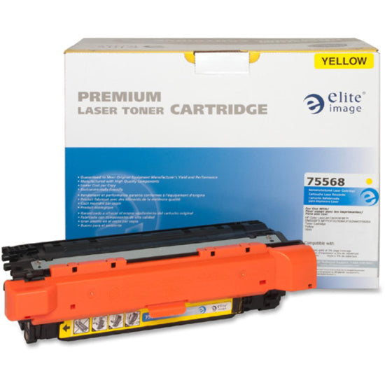 Elite Image Remanufactured Laser Toner Cartridge - Alternative for HP 504A (CE252A) - Yellow - 1 Each - 7000 Pages - 5