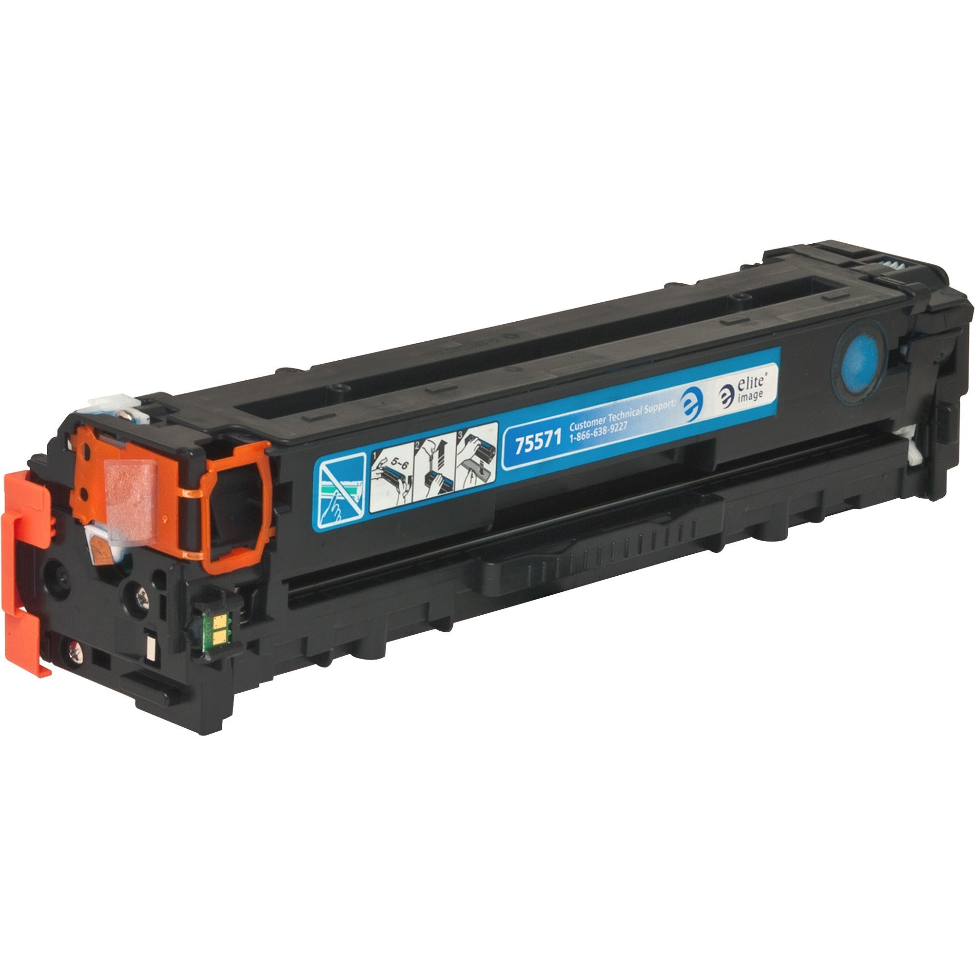 Elite Image Remanufactured Laser Toner Cartridge - Alternative for HP 128A (CE321A) - Cyan - 1 Each - 1300 Pages - 4
