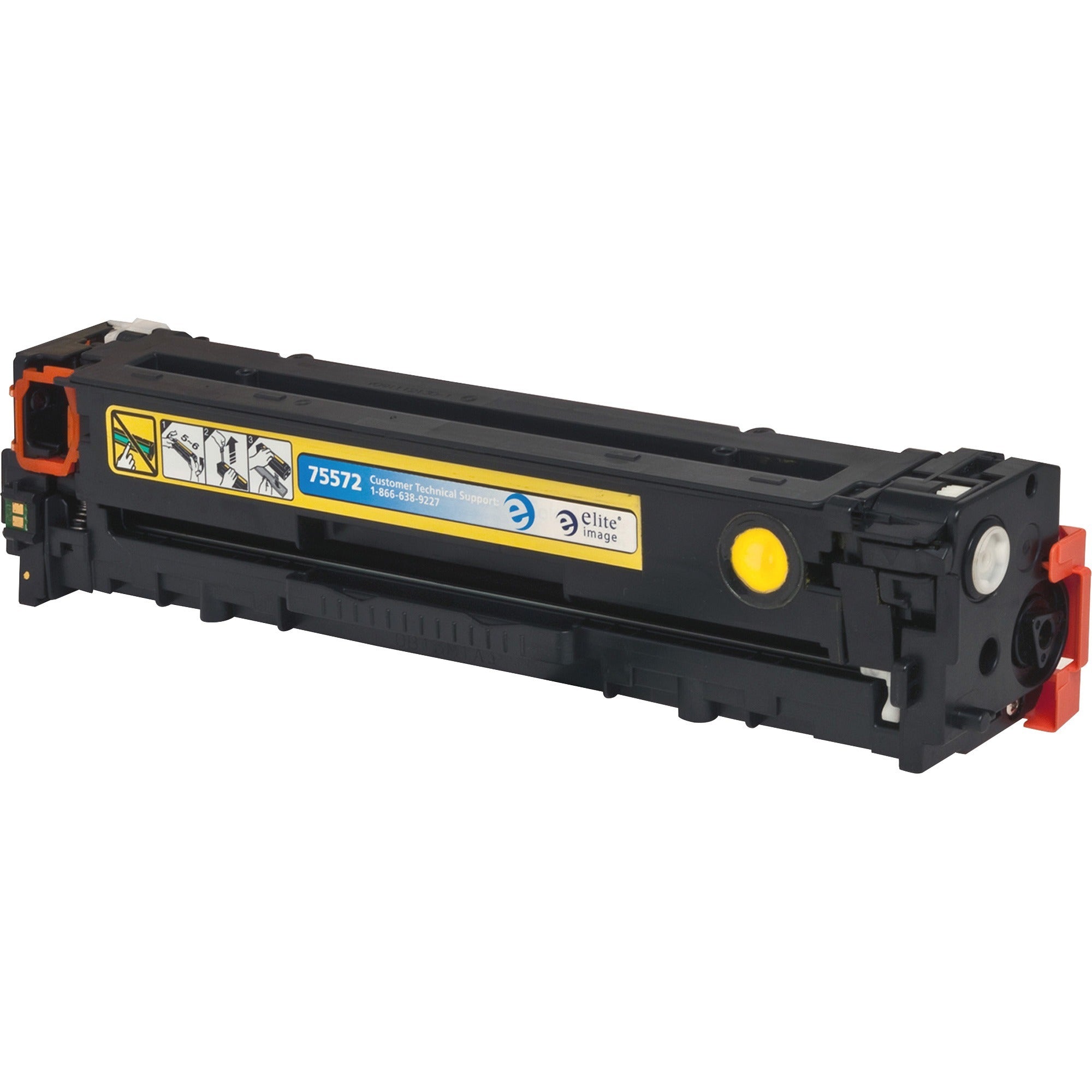 Elite Image Remanufactured Laser Toner Cartridge - Alternative for HP 128A (CE322A) - Yellow - 1 Each - 1300 Pages - 3